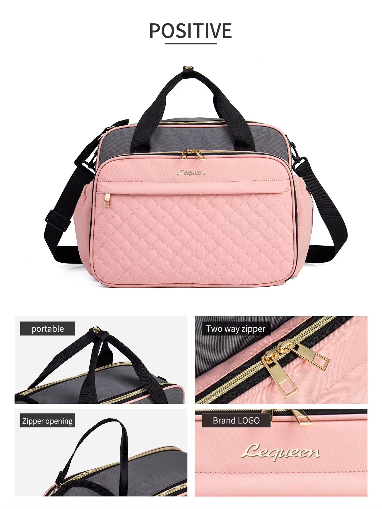 Baby Diaper Bag Large Capacity Bag for Moms Baby Stroller Organizer Travel Mother Maternity Bags for Baby Women Handbag